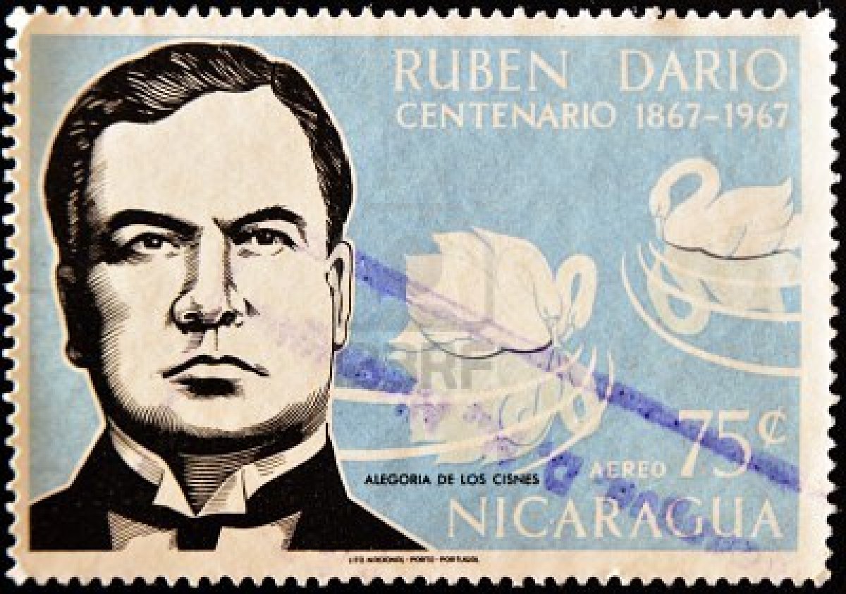 ruben dario centenario estampilla-1967