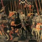 Ucello, P. (1455) . El contraataque de Michelotto da Cotignola en la battalla de San Romano